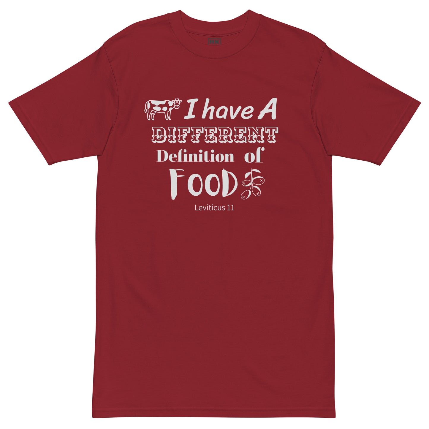 Different Definition of Food - Men’s premium heavyweight tee