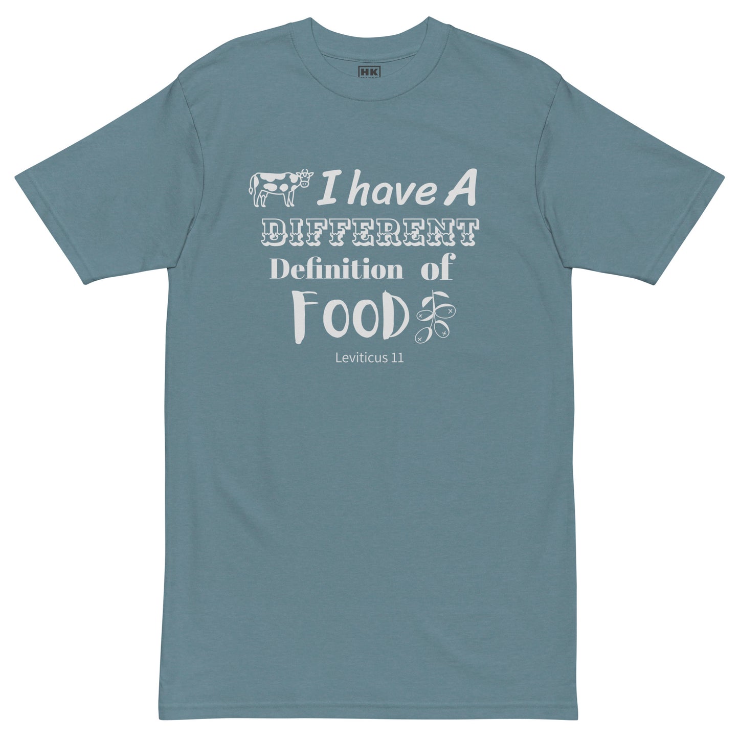 Different Definition of Food - Men’s premium heavyweight tee