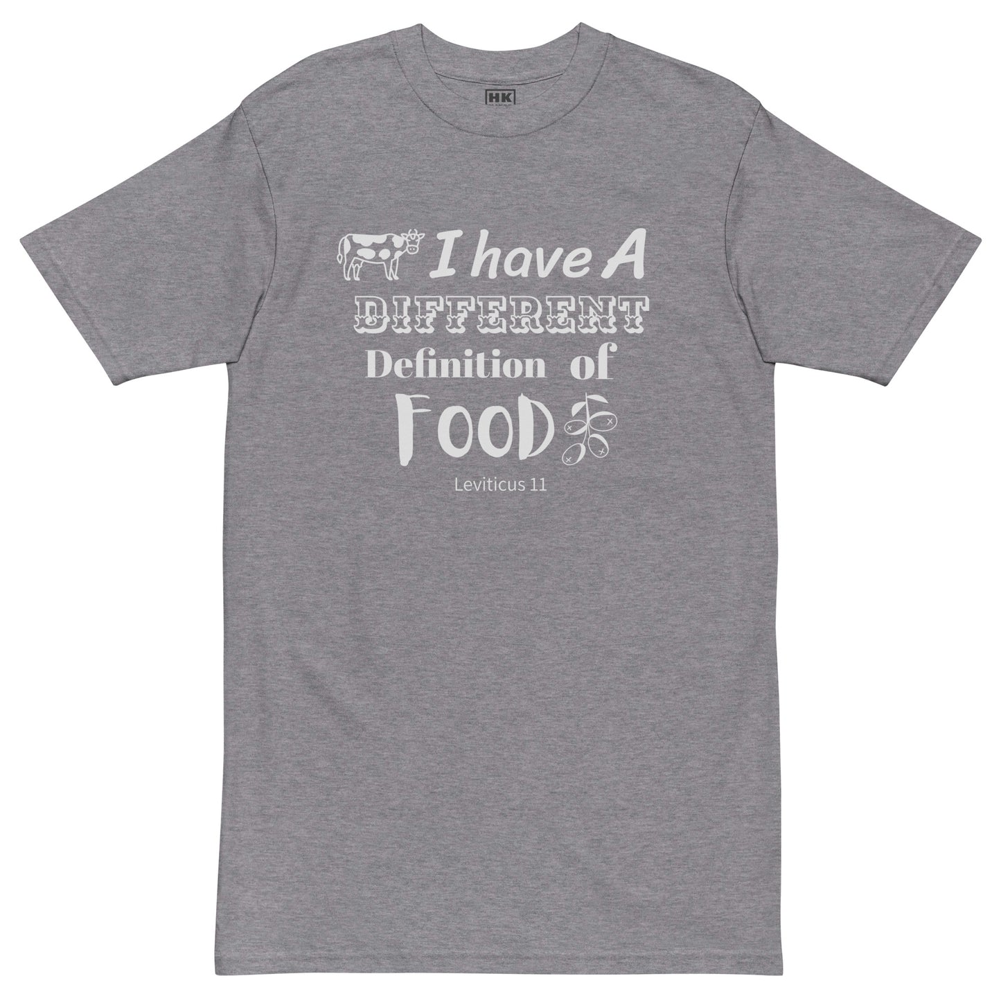 Different Definition of Food - Men’s premium heavyweight tee